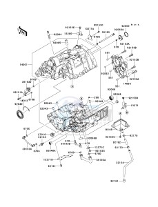 KLE 650 A [VERSYS EUROPEAN] (A7F-A8F) A8F drawing CRANKCASE -- ER650AE057324 - - -