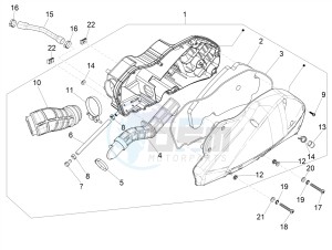 MP3 500 MAXI SPORT BUSINESS ADVANCED E4 ABS (EMEA) drawing Air filter