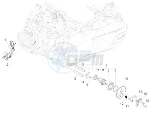 MEDLEY 125 4T IE ABS E3, E4 (APAC) drawing Rocking levers support unit