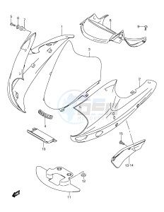 XF650 (E2) drawing COWLING (MODEL Y)