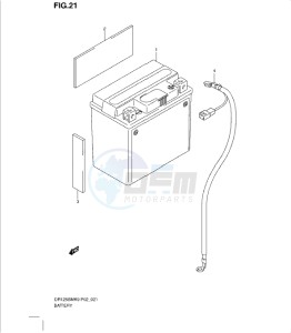 DR125SML0 drawing BATTERY