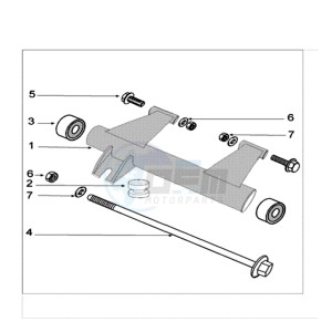 KISBEE AX drawing ENGINEMOUNT