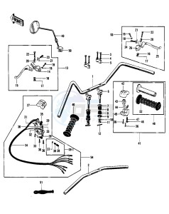 H1 C [MACH III] 500 [MACH III] drawing HANDLEBAR -- H1_A_C- -