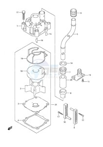 DF 115 drawing Water Pump