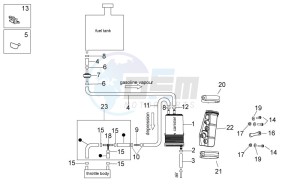 RSV4 1000 RR USA USA drawing Fuel vapour recover system