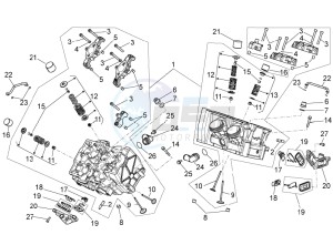 Tuono V4 1100 Factory USA-CND (NAFTA) (CND, USA) drawing Cylinder head - valves