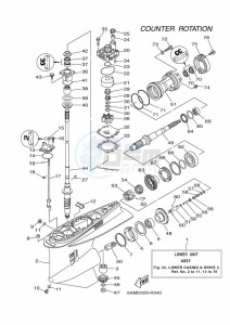 FL200CETX drawing PROPELLER-HOUSING-AND-TRANSMISSION-3