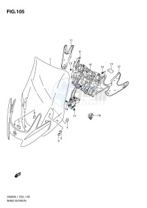 AN650 (E2) Burgman drawing WIND SCREEN (AN650AL1 E24)