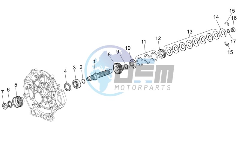 Clutch shaft