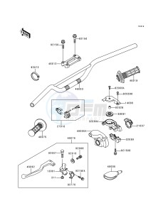 KX 250 K [KX250] (K3) [KX250] drawing HANDLEBAR