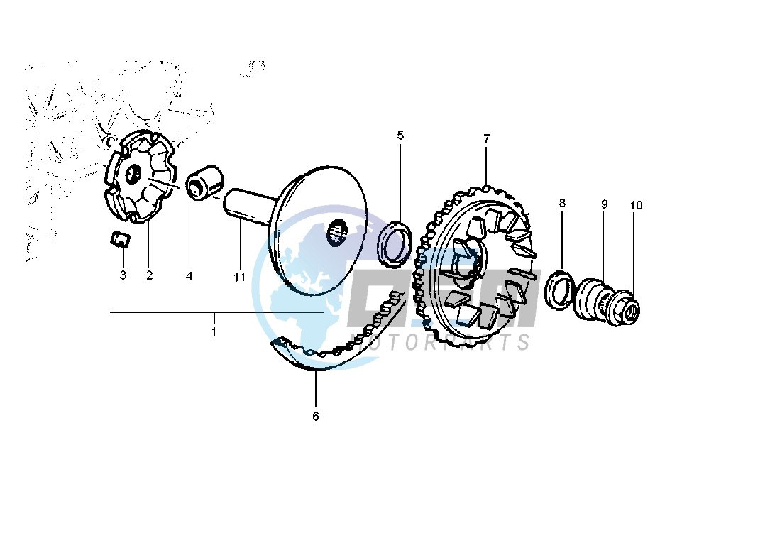 Driving pulley - Belt