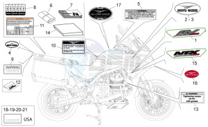 Stelvio 1200 8V STD - NTX drawing Plate set-decal-op.handbooks