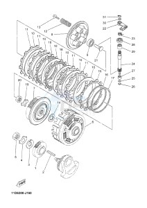 XT660ZA XT660Z ABS TENERE (2BE3 2BE3 2BE3) drawing CLUTCH