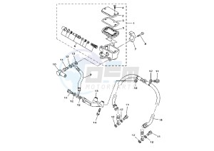 XVS DRAG STAR 1100 drawing FRONT MASTER CYLINDER