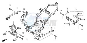 SES150 125 drawing FRAME BODY