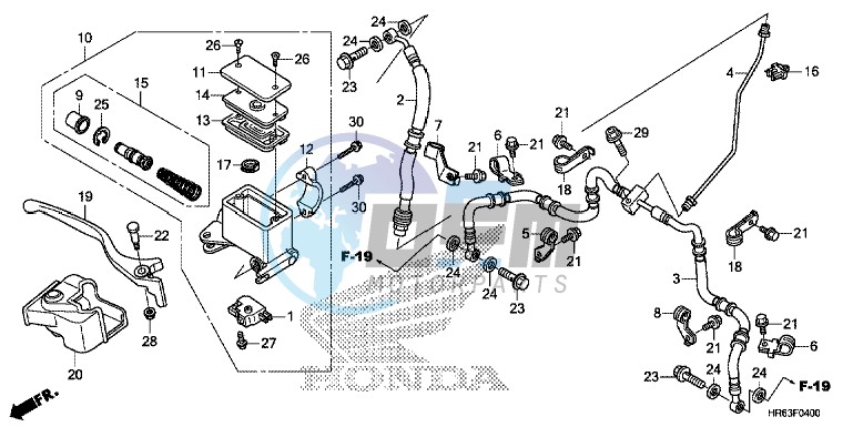 FRONT BRAKE MASTER CYLINDER