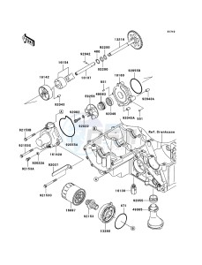 Z750 ZR750-J2H FR GB XX (EU ME A(FRICA) drawing Oil Pump