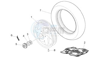 LX 50 2T drawing Rear Wheel