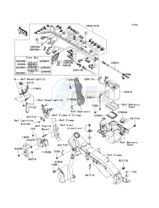 VN 2000 E [VULCAN 2000 CLASSIC] (6F-7F) E7F drawing CHASSIS ELECTRICAL EQUIPMENT