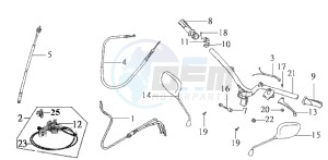 DD50 FIX E2 drawing HANDLEBAR / HANDLEBAR COVER / DASHBOARD