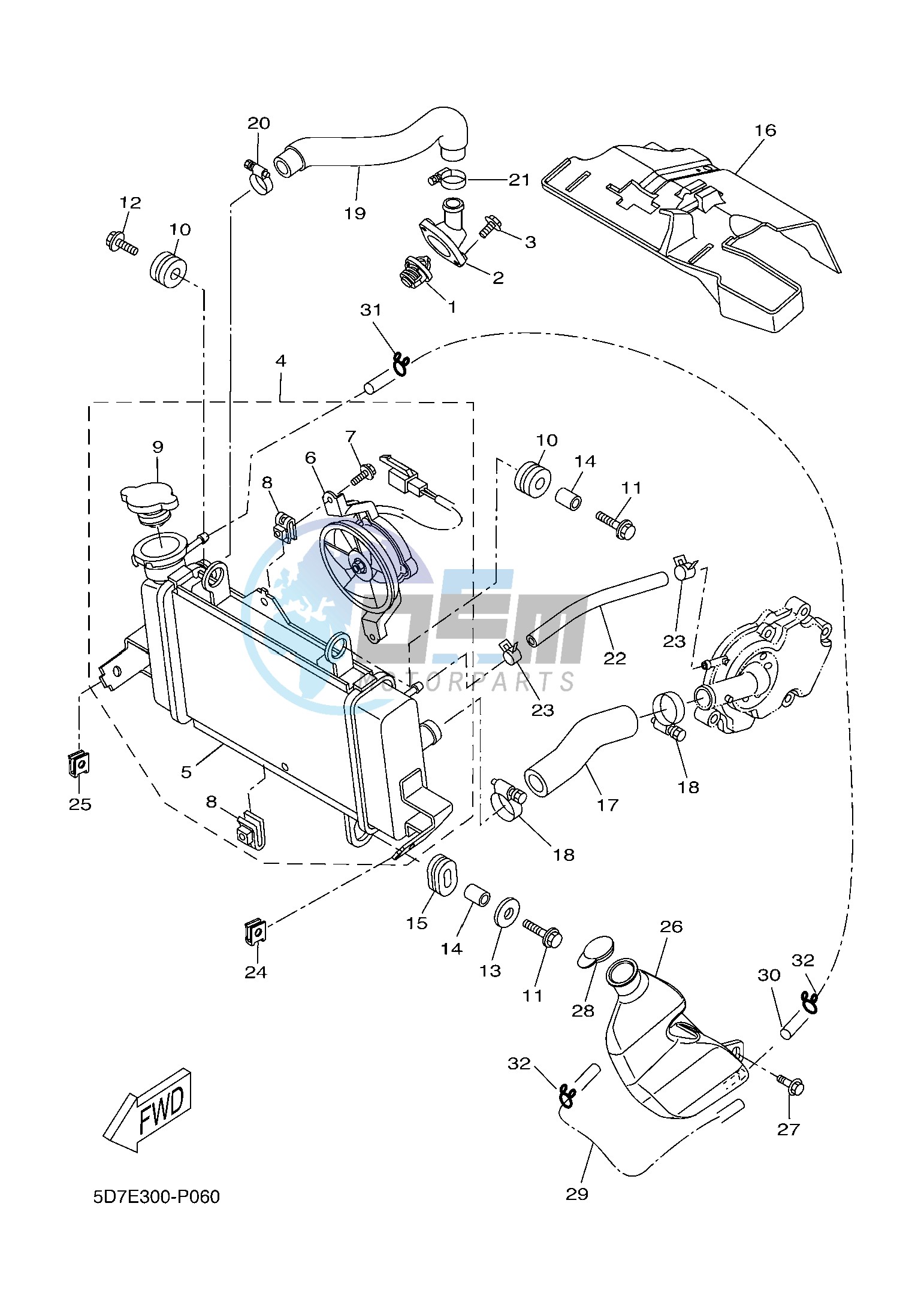 RADIATOR & HOSE