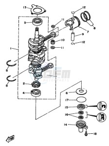 50D drawing CRANKSHAFT--PISTON