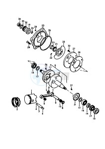 A100 (K-L-M-N-4) drawing CRANKSHAFT