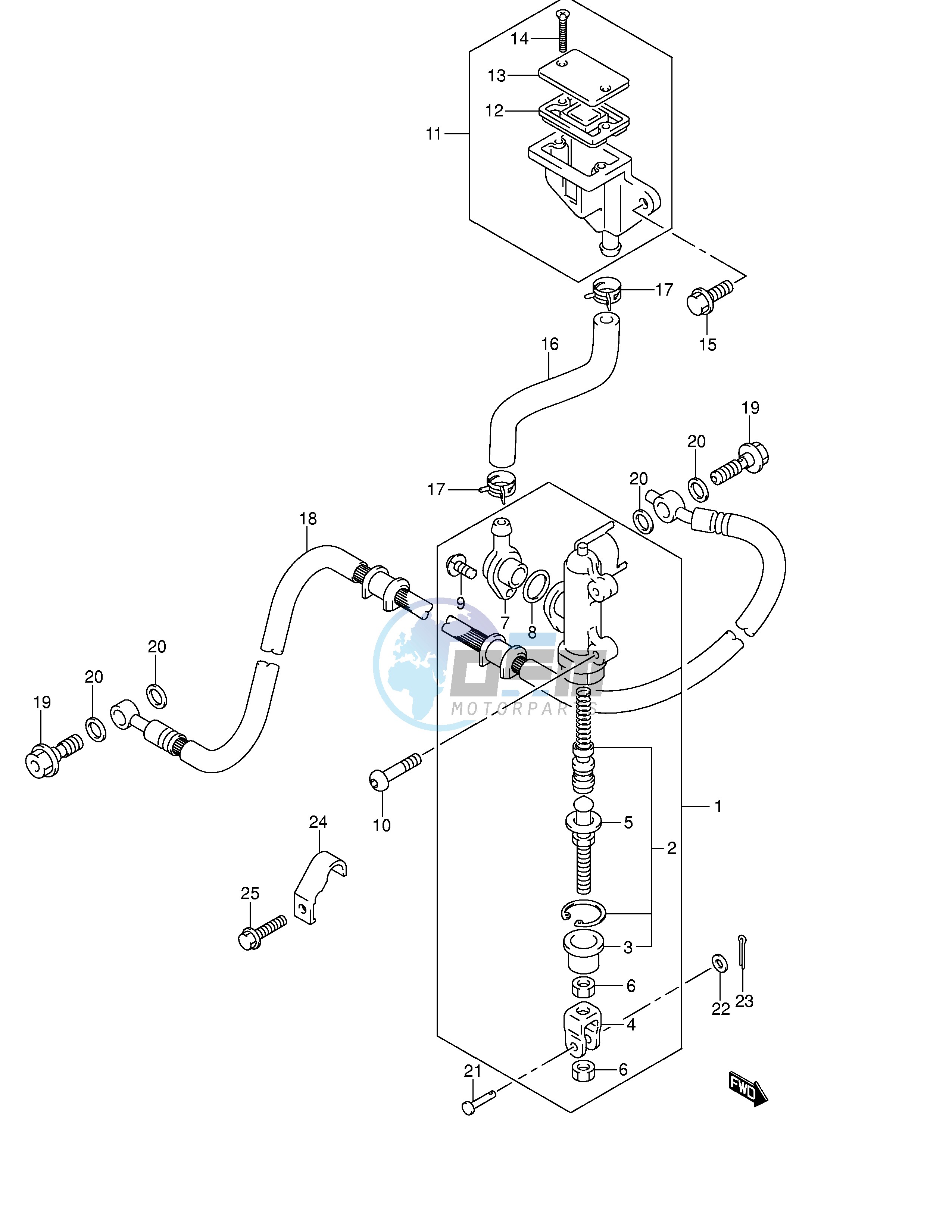 REAR MASTER CYLINDER