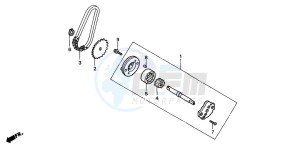 NSS250EX FORZA EX drawing OIL PUMP