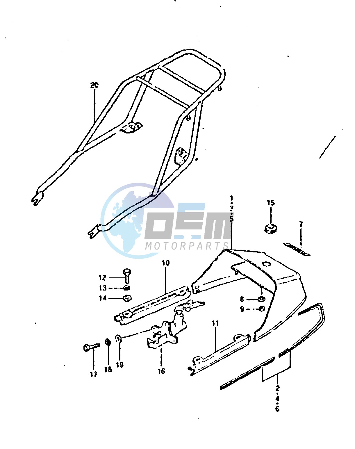 SEAT TAIL COVER (MODEL X : 24L)