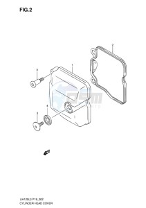 UH125ZE BURGMAN EU drawing CYLINDER HEAD COVER