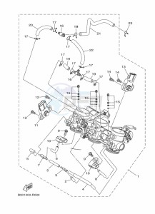 TRACER 900 MTT850 (B5C9) drawing INTAKE