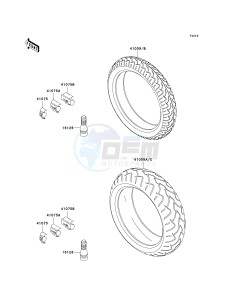 ZX 600 J [ZZR600] (J4) J4 drawing TIRES