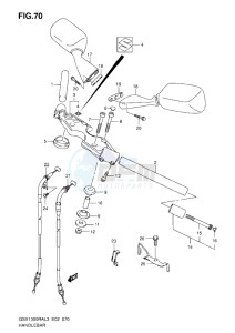 GSX1300R drawing HANDLEBAR