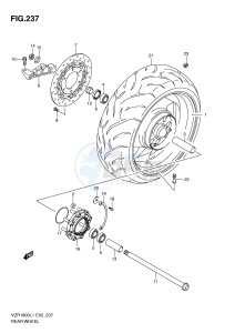 VZR1800 (E2) INTRUDER drawing REAR WHEEL (VZR1800L1 E51)