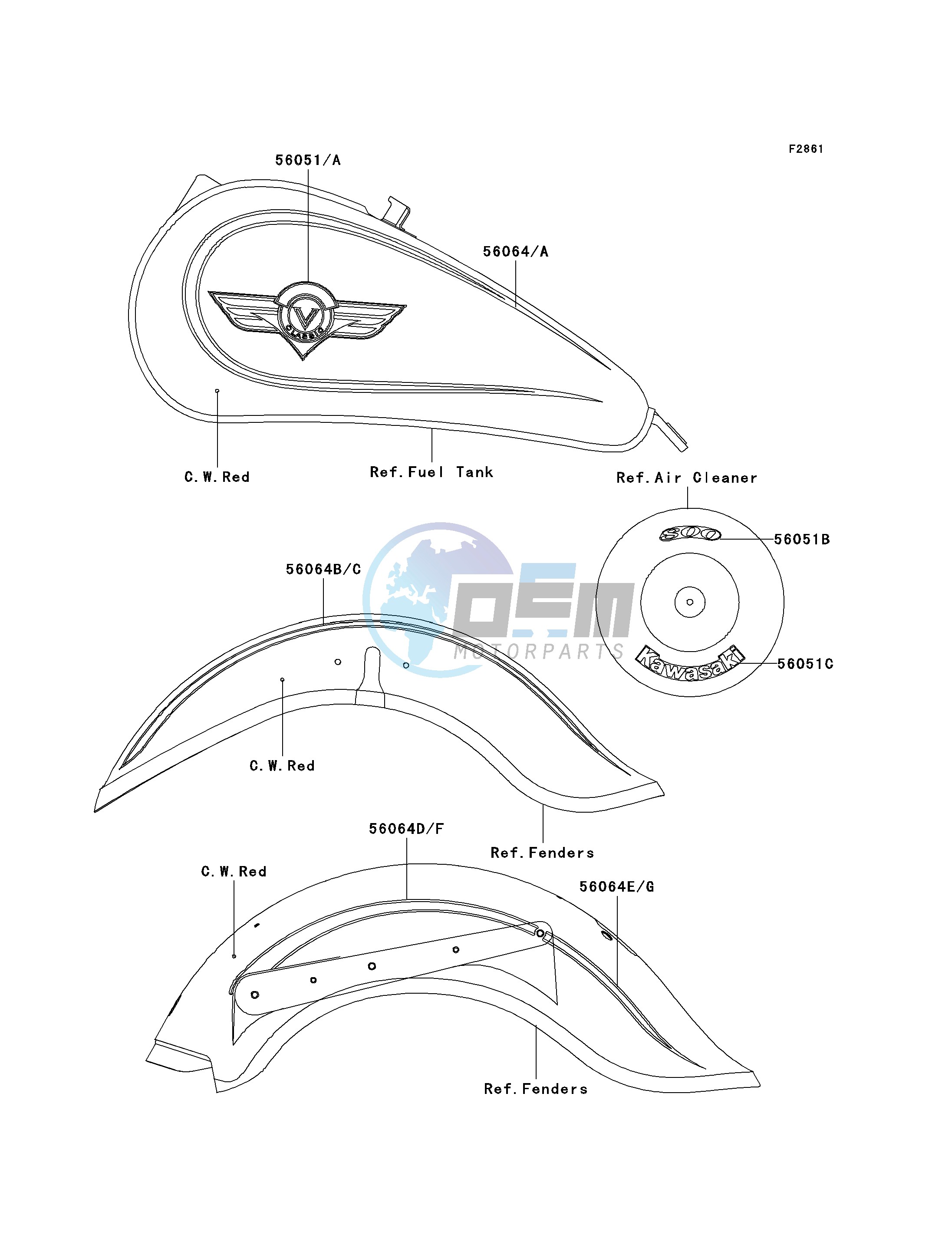 DECALS-- C.W.RED- --- VN800-B6- -