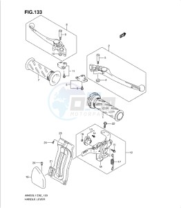 AN650 drawing HANDLE LEVER (AN650L1 E19)