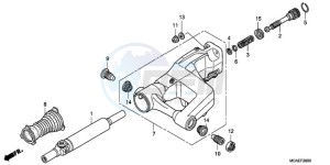 GL1800A France - (F / CMF) drawing SWINGARM