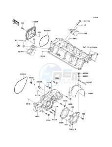 JT 1500 A [STX-15F] (A6F-A9F) A9F drawing ENGINE COVER-- S- --- A7F - A9F- -