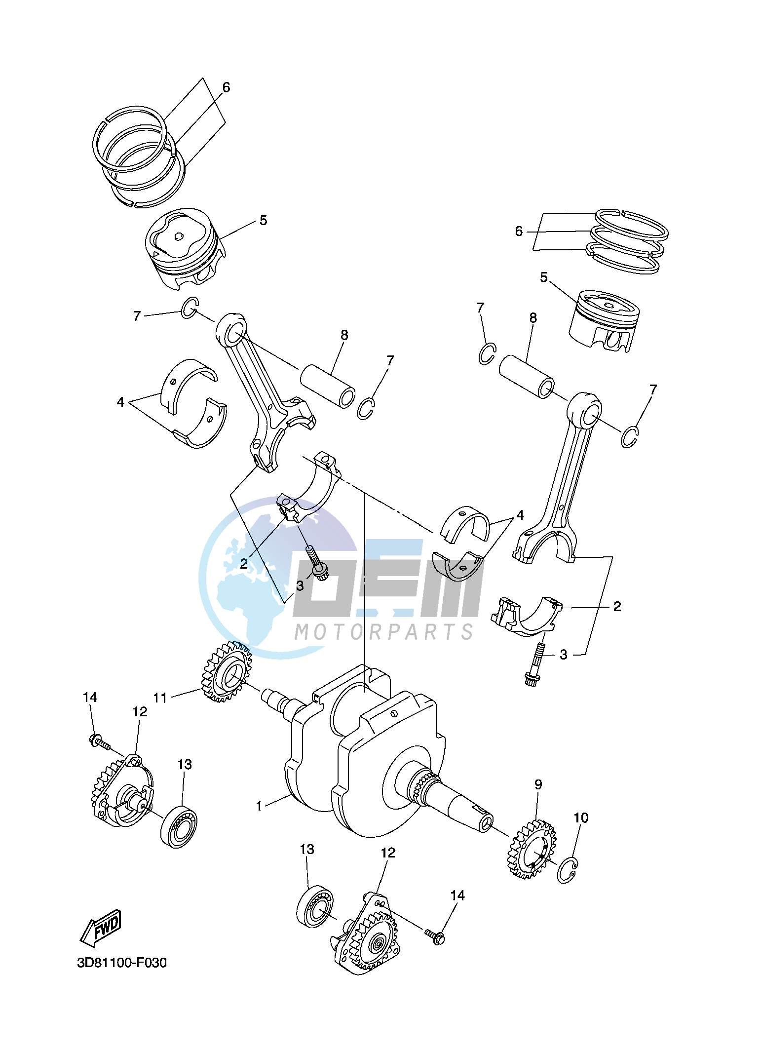 CRANKSHAFT & PISTON