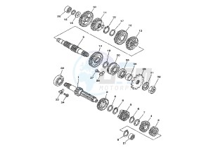 YZ 125 drawing TRANSMISSION