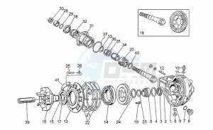 750 X Polizia - PA 2A Serie Polizia/PA 1A Serie drawing Bevel gear