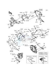 Z250SL BR250EFF XX (EU ME A(FRICA) drawing Cowling Lowers