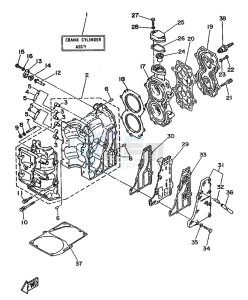 20D drawing CYLINDER--CRANKCASE