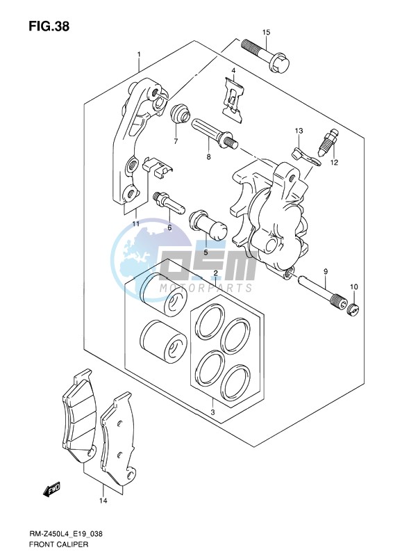 FRONT CALIPER