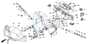 ANF125T drawing HANDLE PIPE/HANDLE COVER/ SWITCH (2)