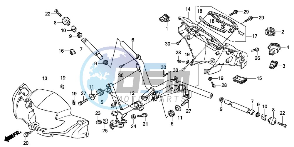 HANDLE PIPE/HANDLE COVER/ SWITCH (2)