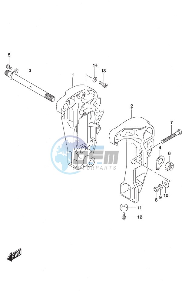 Clamp Bracket High Thrust