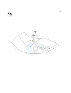 ZX 1200 C [NINJA ZZR 1200] (C1-C4) [NINJA ZZR 1200] drawing SEAT