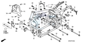 VT750CA9 KO / MK ST drawing FRAME BODY